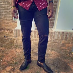 Black slim skinny